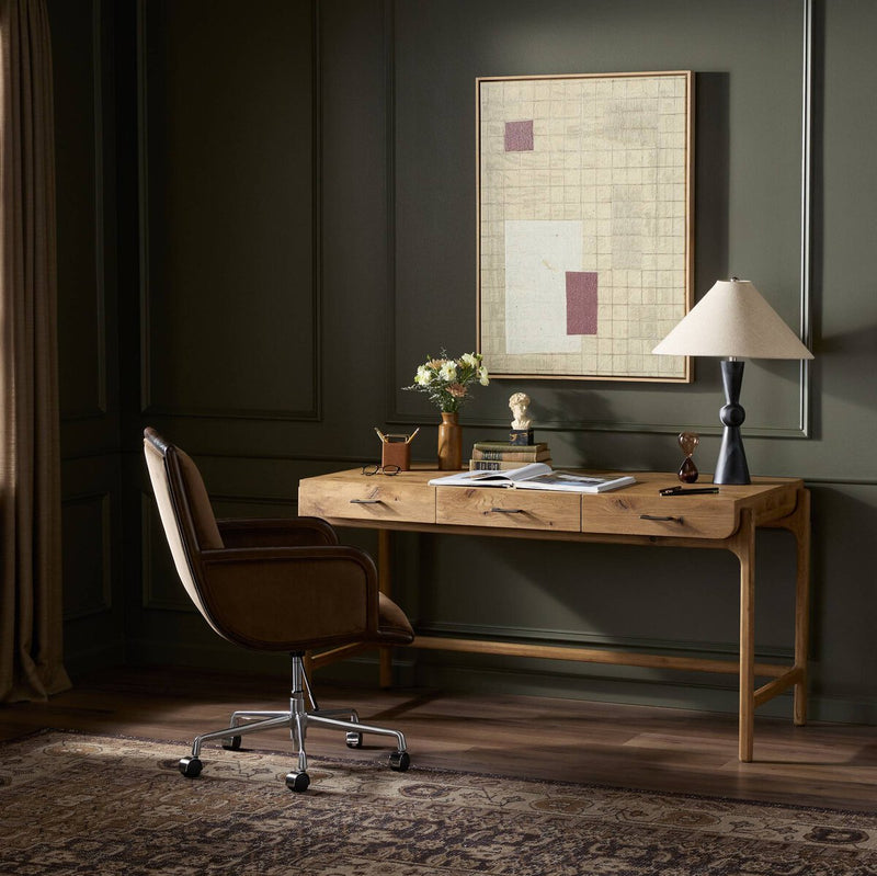 Bloomfield Desk - Resawn Worn Oak