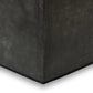Graso Outdoor End Table - Aged Grey