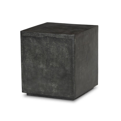 Graso Outdoor End Table - Aged Grey
