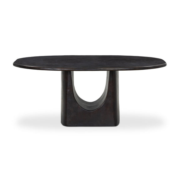 Amato Outdoor Dining Table - Antique Rust