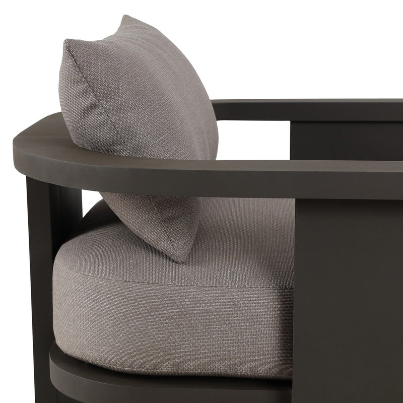 Tahana Outdoor Metal Chair - Casa Grey