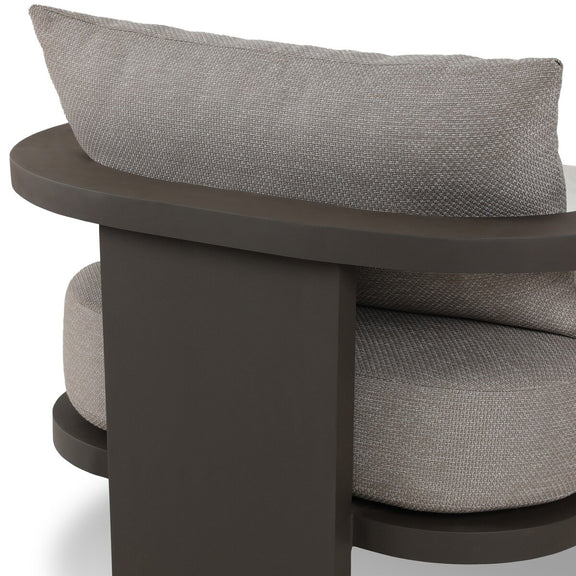 Tahana Outdoor Metal Chair - Casa Grey