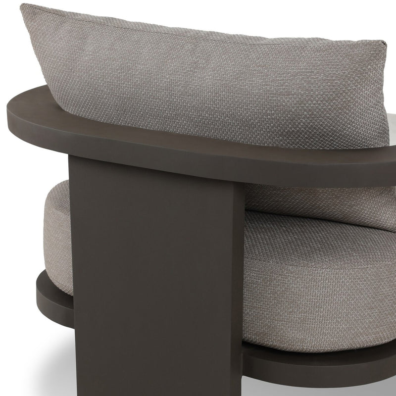 Tahana Outdoor Metal Chair - Casa Grey