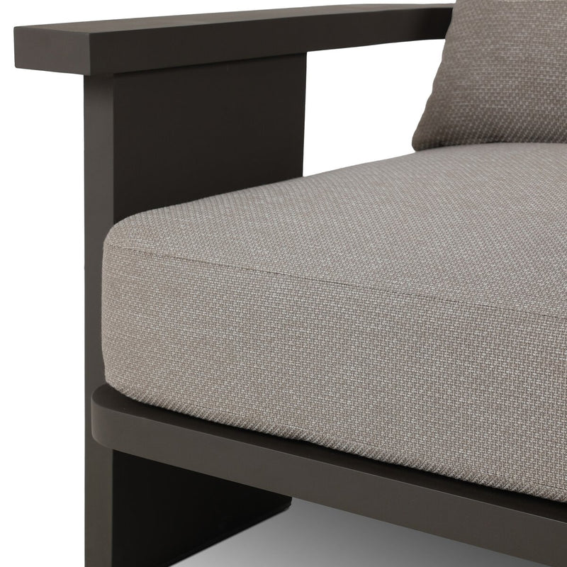 Tahana Outdoor Metal Chair - Casa Grey