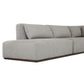 Adler Outdoor 4-Piece Sectional - Concha Fog