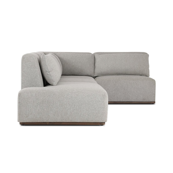 Adler Outdoor 4-Piece Sectional - Concha Fog