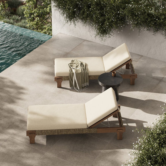 Moxie Outdoor Chaise - Ellor Beige