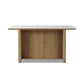 Fatima Kitchen Island - White Carrara Marble