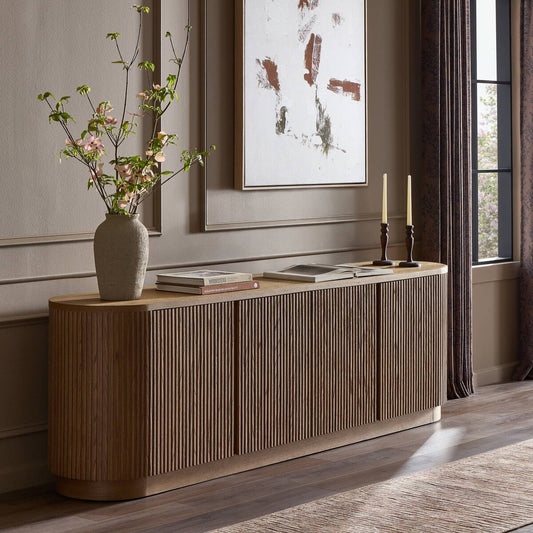 Delphi Media Console - Desert Oak
