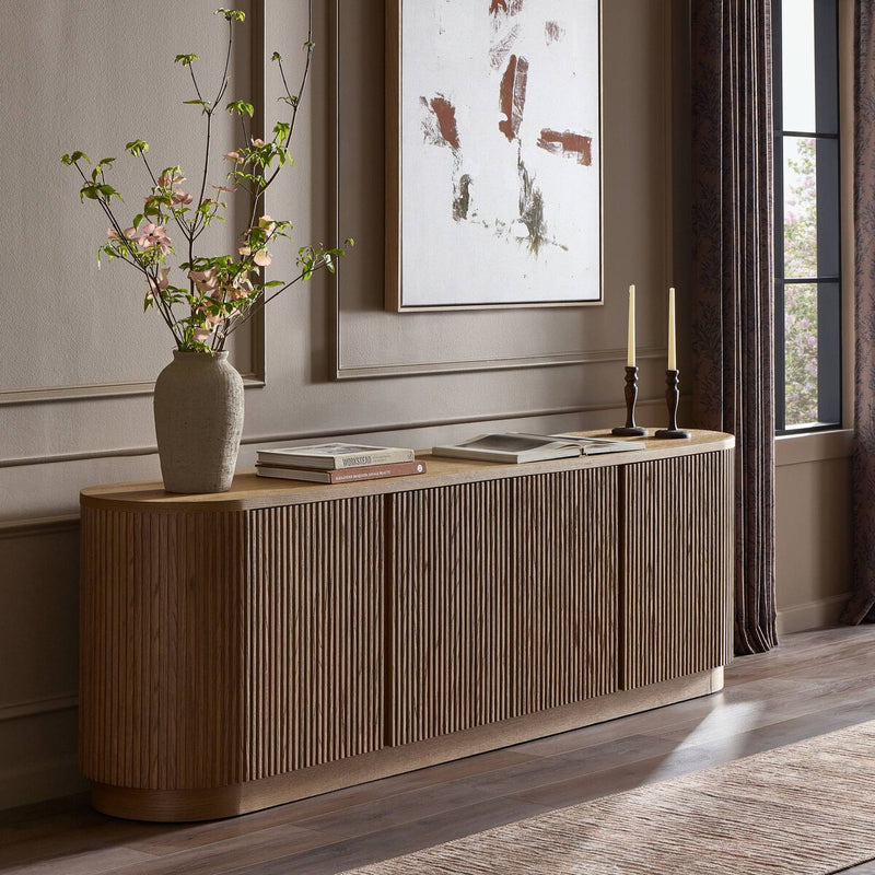 Delphi Media Console - Desert Oak