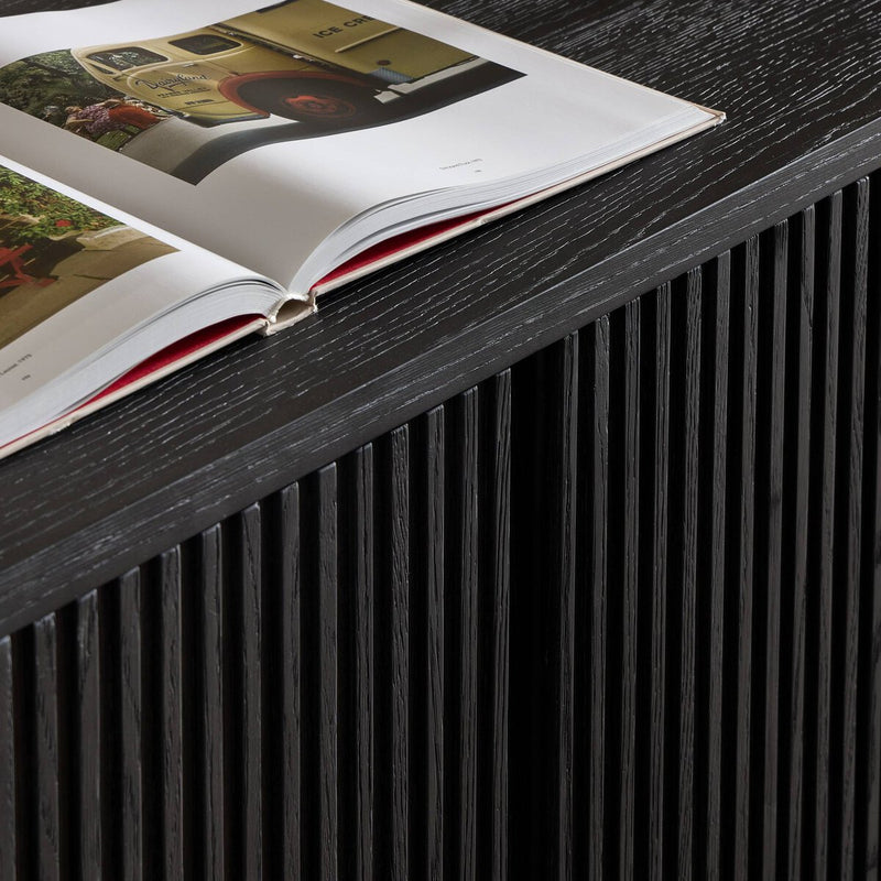 Delphi Media Console - Cerused Black Oak