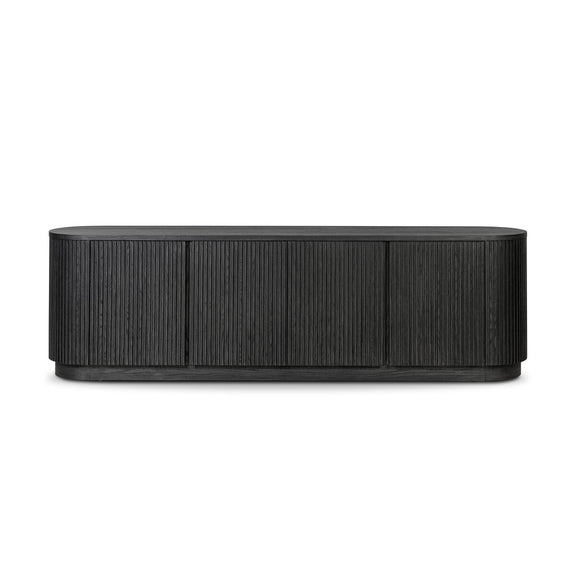 Delphi Media Console - Cerused Black Oak