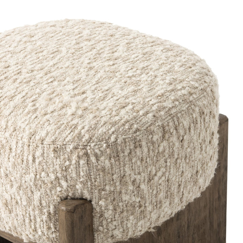 Kirby Accent Stool - Solema Cream