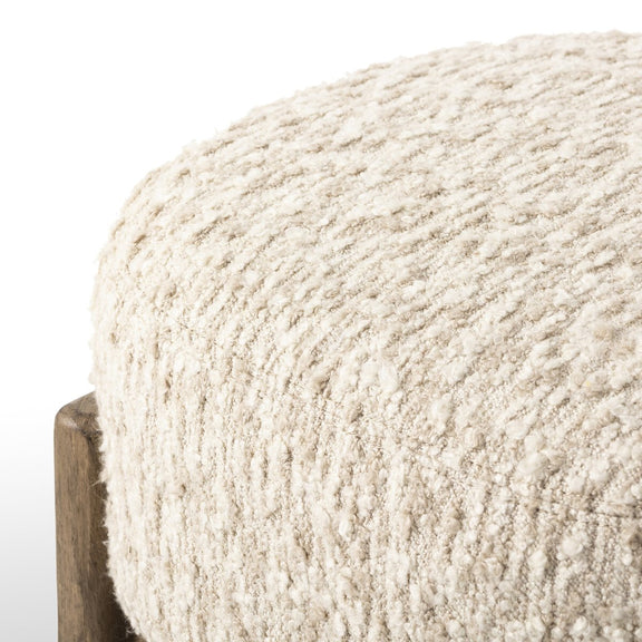 Kirby Accent Stool - Solema Cream