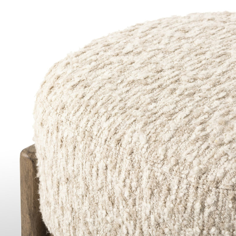 Kirby Accent Stool - Solema Cream