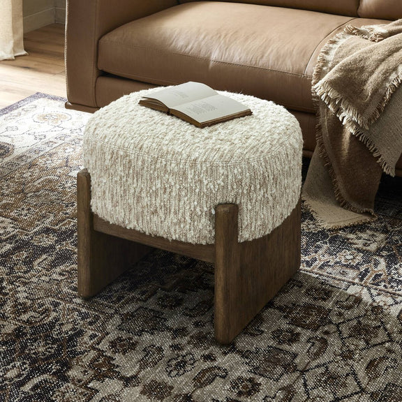 Kirby Accent Stool - Solema Cream