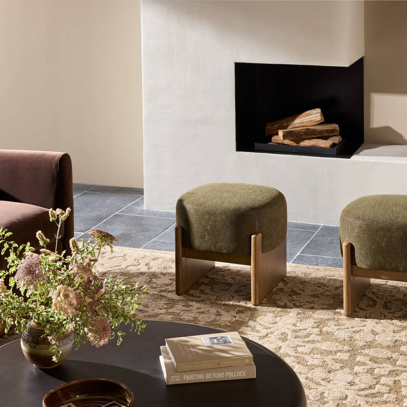 Kirby Accent Stool - Sutton Olive