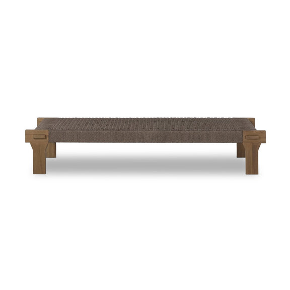 Moxie Outdoor Coffee Table - Stained Toasted Brown-fsc