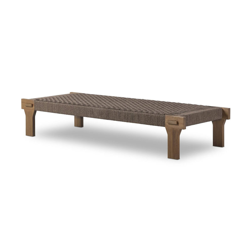 Moxie Outdoor Coffee Table - Stained Toasted Brown-fsc