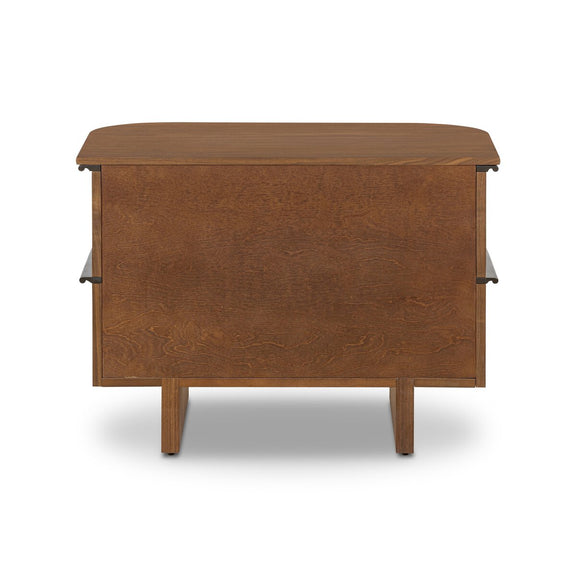 Theo Nightstand - Dark Brown Walnut Veneer