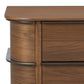 Theo Nightstand - Dark Brown Walnut Veneer