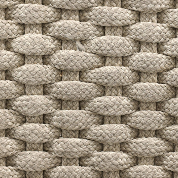 Delano Outdoor Metal Chair - Ivory Rope