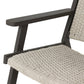 Delano Outdoor Metal Chair - Ivory Rope