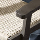 Delano Outdoor Metal Chair - Ivory Rope