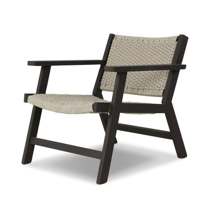 Delano Outdoor Metal Chair - Ivory Rope