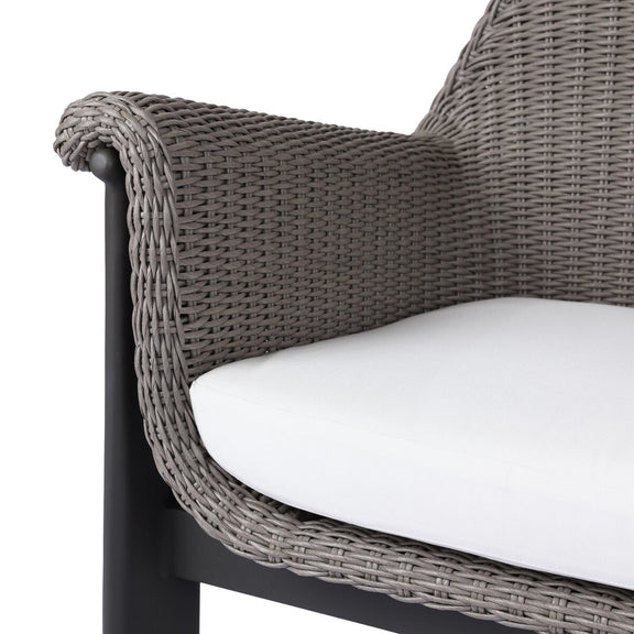 Santoro Outdoor Metal Chair - Vintage Taupe
