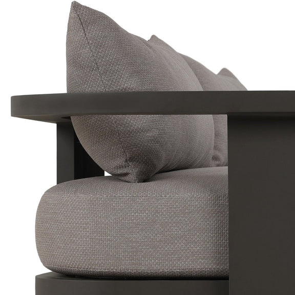 Tahana Outdoor Metal Sofa - Casa Grey