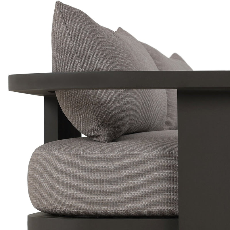 Tahana Outdoor Metal Sofa - Casa Grey
