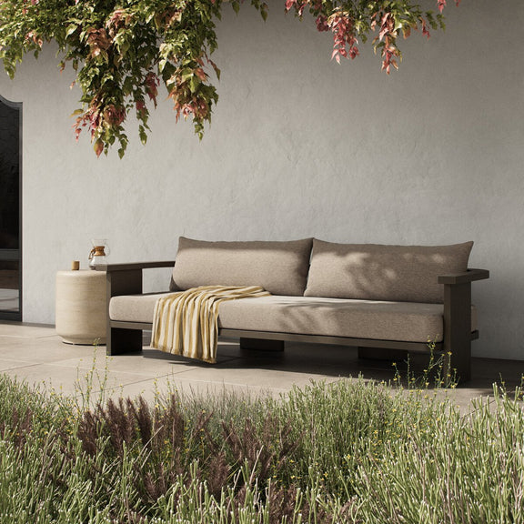 Tahana Outdoor Metal Sofa - Casa Grey