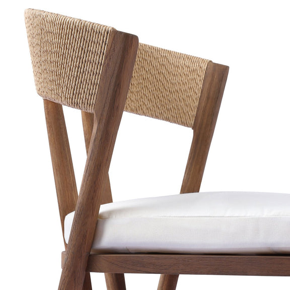 Buxton Outdoor Dining Chair - Stained Toasted Brown-fsc