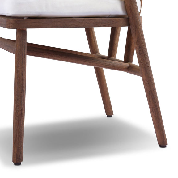 Buxton Outdoor Dining Chair - Stained Toasted Brown-fsc