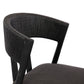 Buxton Outdoor Dining Chair - Stained Black Teak-fsc