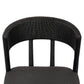 Buxton Outdoor Dining Chair - Stained Black Teak-fsc