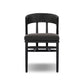 Buxton Outdoor Dining Chair - Stained Black Teak-fsc