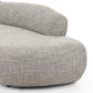 Belen Double Chaise - Thames Coal