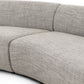 Belen Double Chaise - Thames Coal