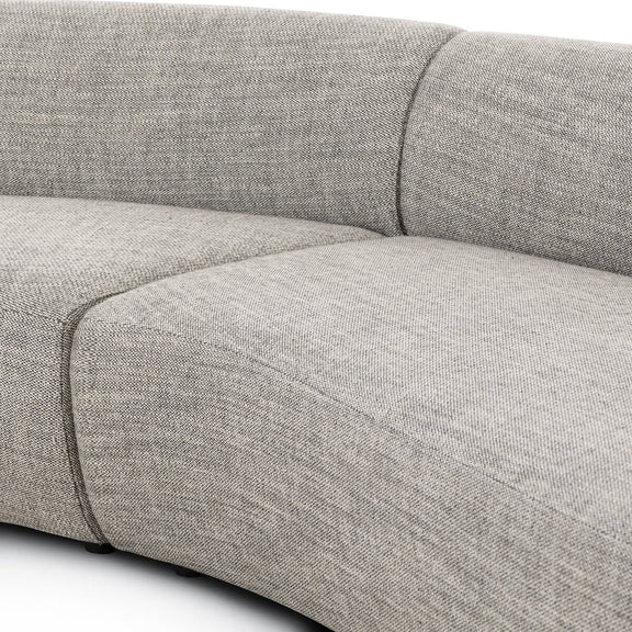 Belen Double Chaise - Thames Coal