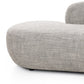 Belen Double Chaise - Thames Coal
