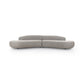 Belen Double Chaise - Thames Coal