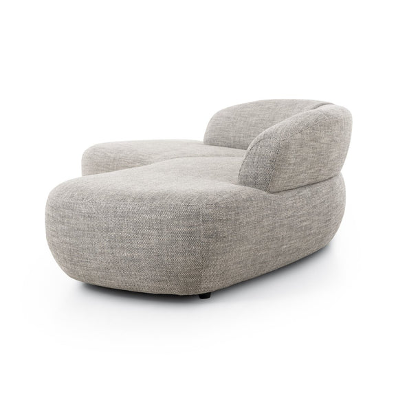 Belen Double Chaise - Thames Coal