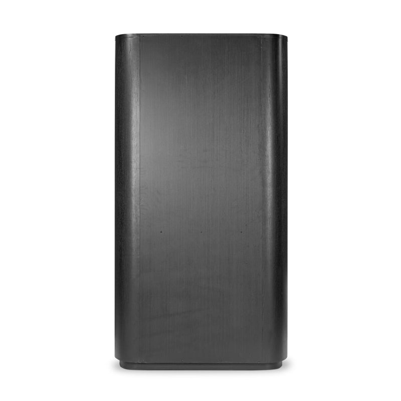 Pilar Bookcase - Charcoal Oak Veneer