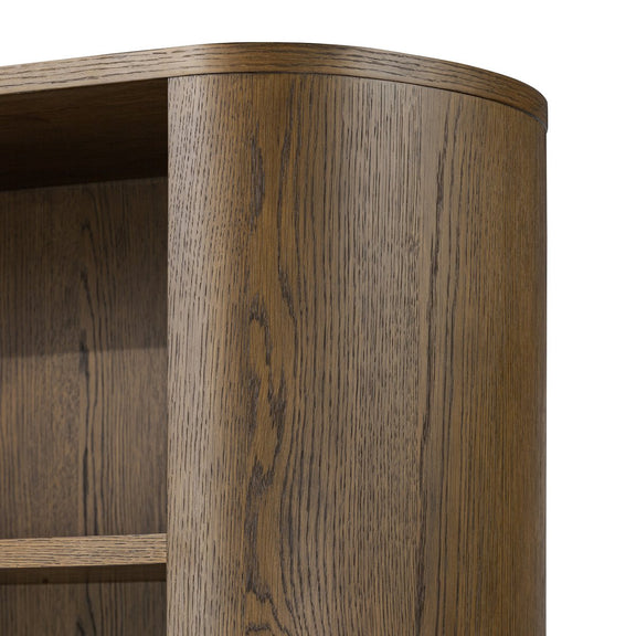 Pilar Bookcase - Almond Oak Veneer