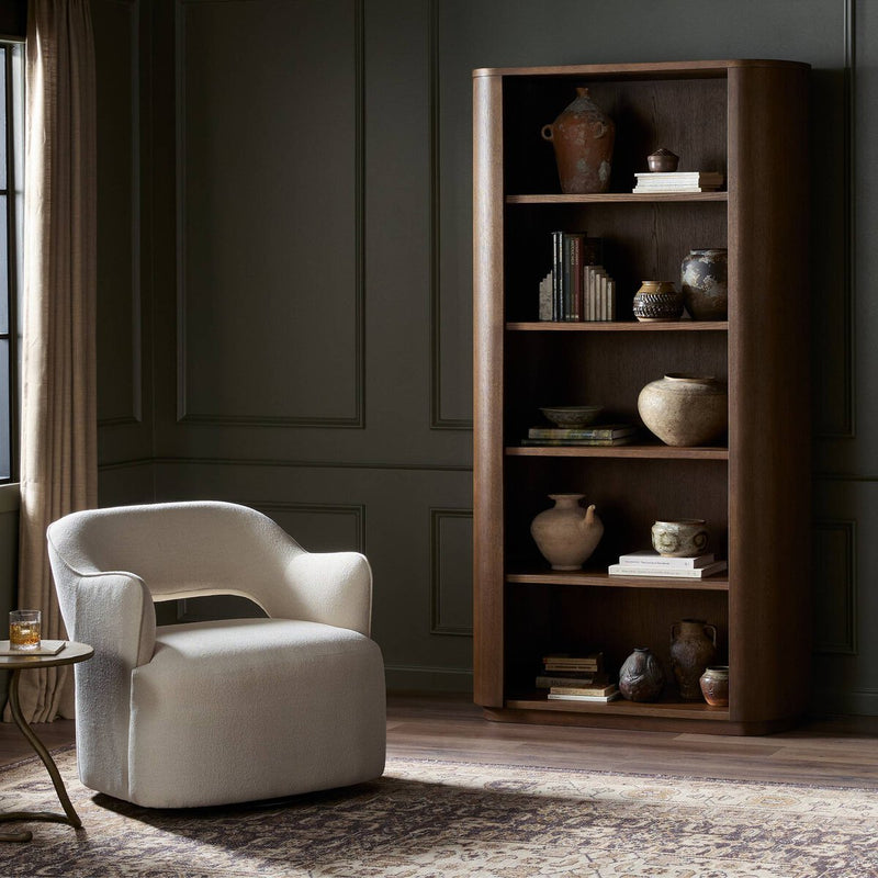 Pilar Bookcase - Almond Oak Veneer