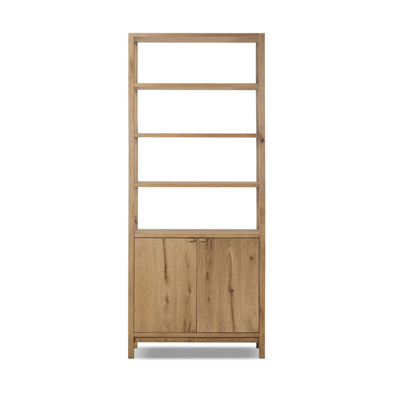 Tula Bookcase - Worn Oak Veneer