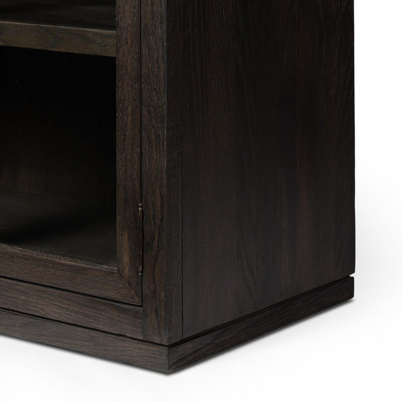 Hepburn Cabinet - Dark Anthracite Oak Veneer