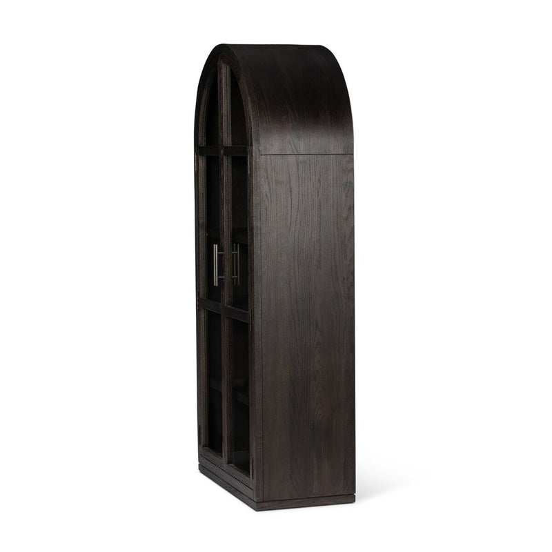 Hepburn Cabinet - Dark Anthracite Oak Veneer